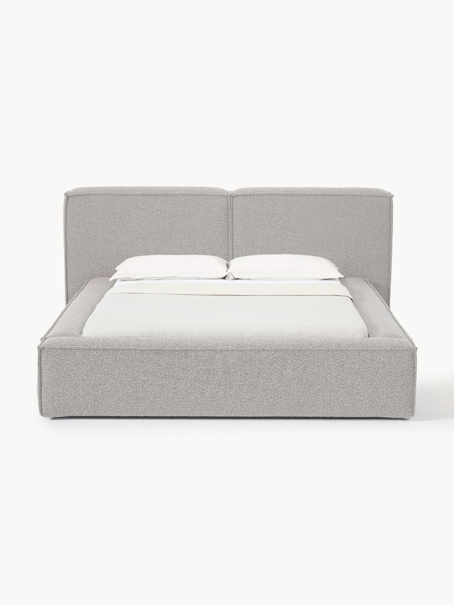 Lennon Bouclé Upholstered Bed