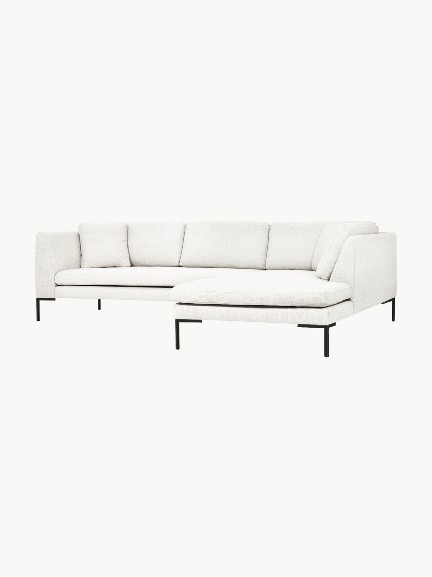 Emma Corner Sofa with Metal Legs