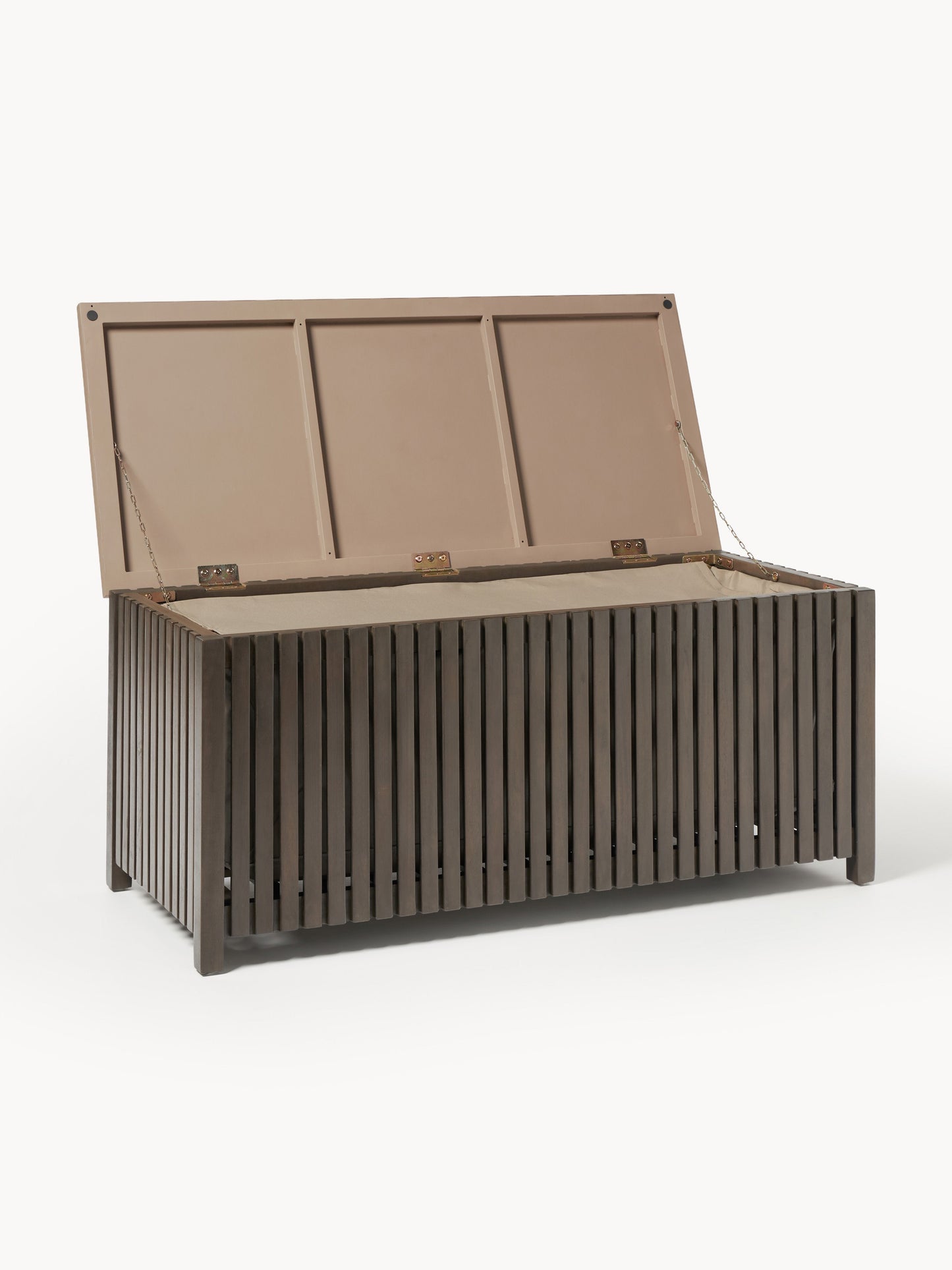 Arkin Acacia Wood Garden Storage Box with Insert, W 129 cm