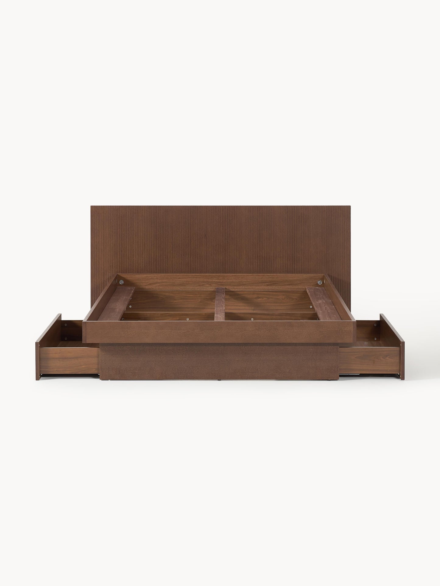 Sato Wooden Bed with Drawers and Headboard