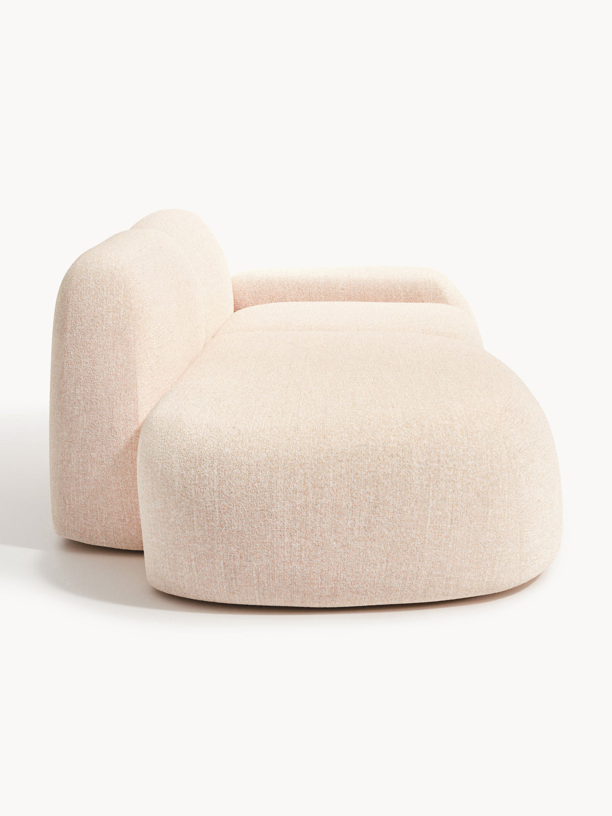Wolke Modular Bouclé Chaise (3-Seater)