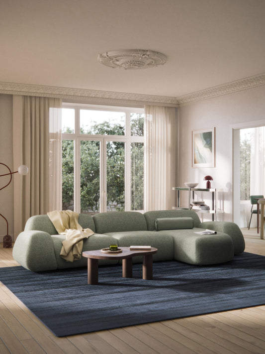 Wolke Modular Bouclé Corner Sofa (4-Seater)