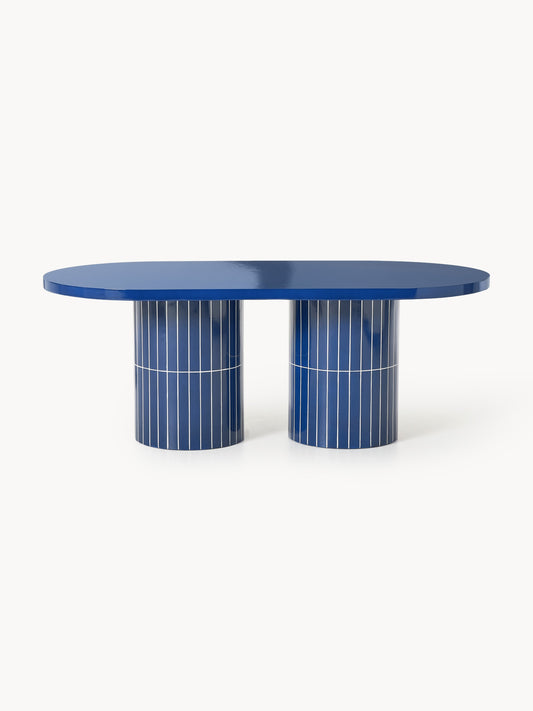 Saya Oval Garden Dining Table, 200 x 100 cm