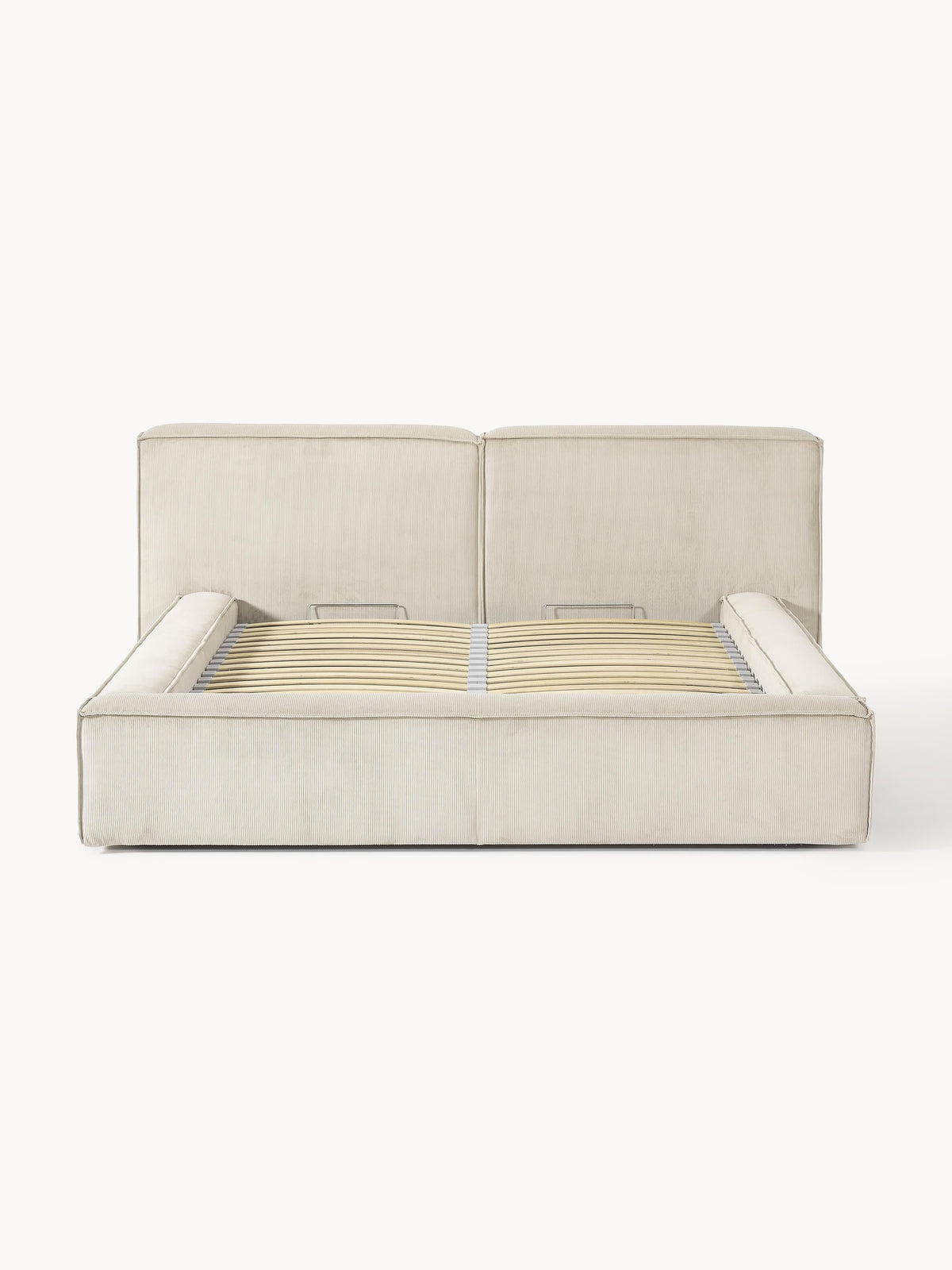 Lennon Corduroy Upholstered Bed with Storage
