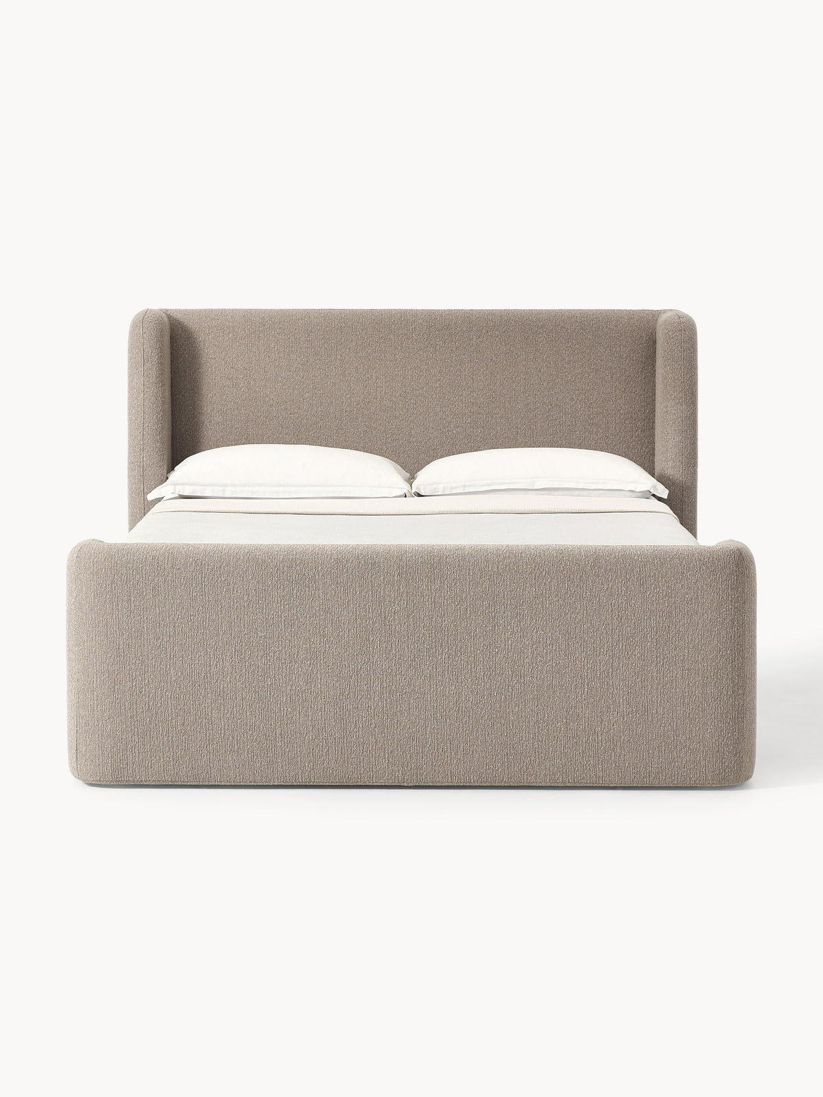 Perla Bouclé Box Spring Bed