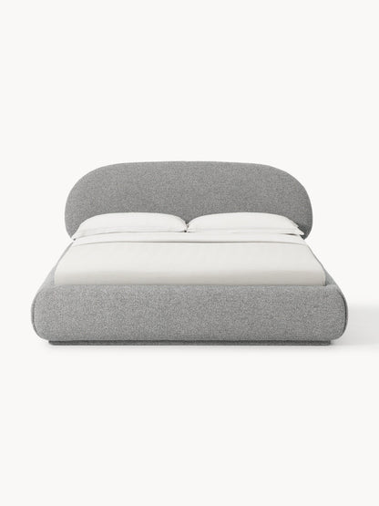 Alba Bouclé Upholstered Bed