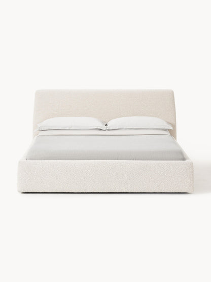 Cloud Bouclé Upholstered Bed