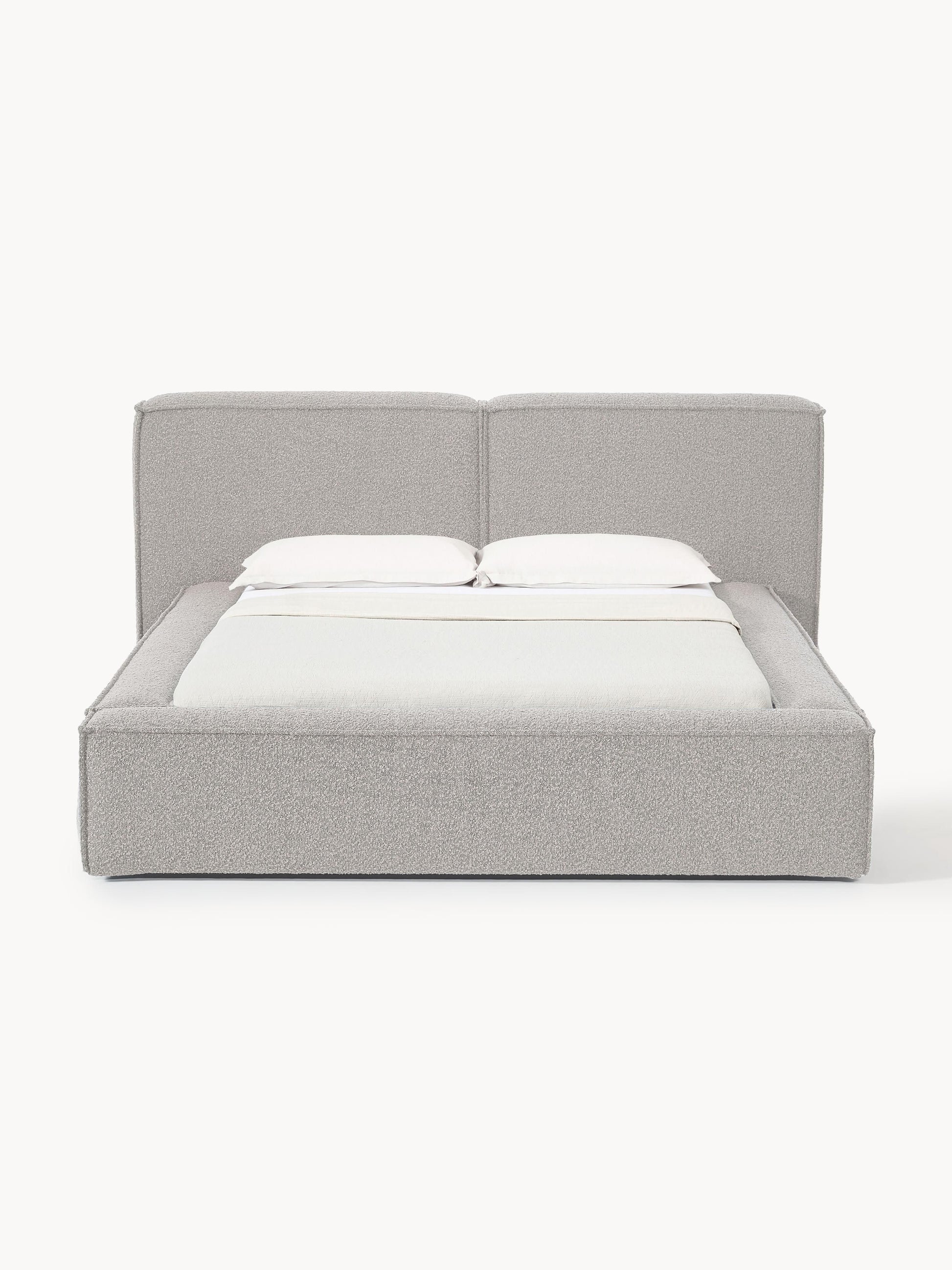 Lennon Bouclé Upholstered Bed