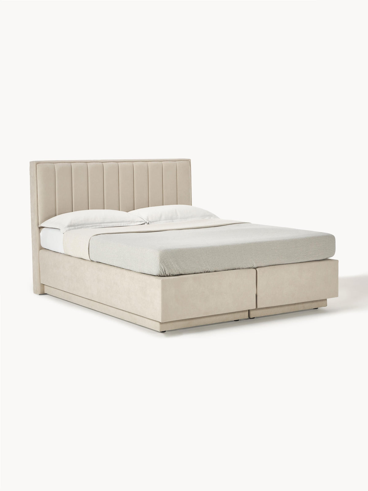 Livia Box Spring Bed with Storage