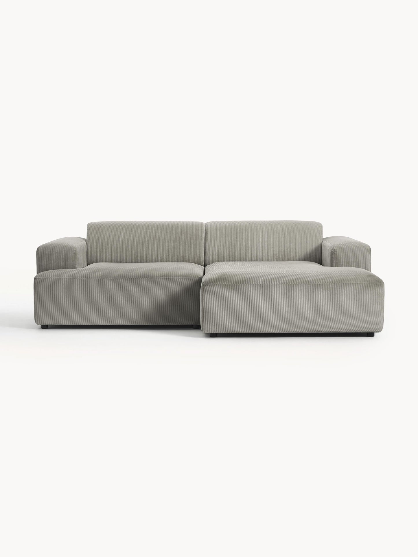 Melva Corduroy Corner Sofa (3-Seater)