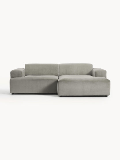 Melva Corduroy Corner Sofa (3-Seater)