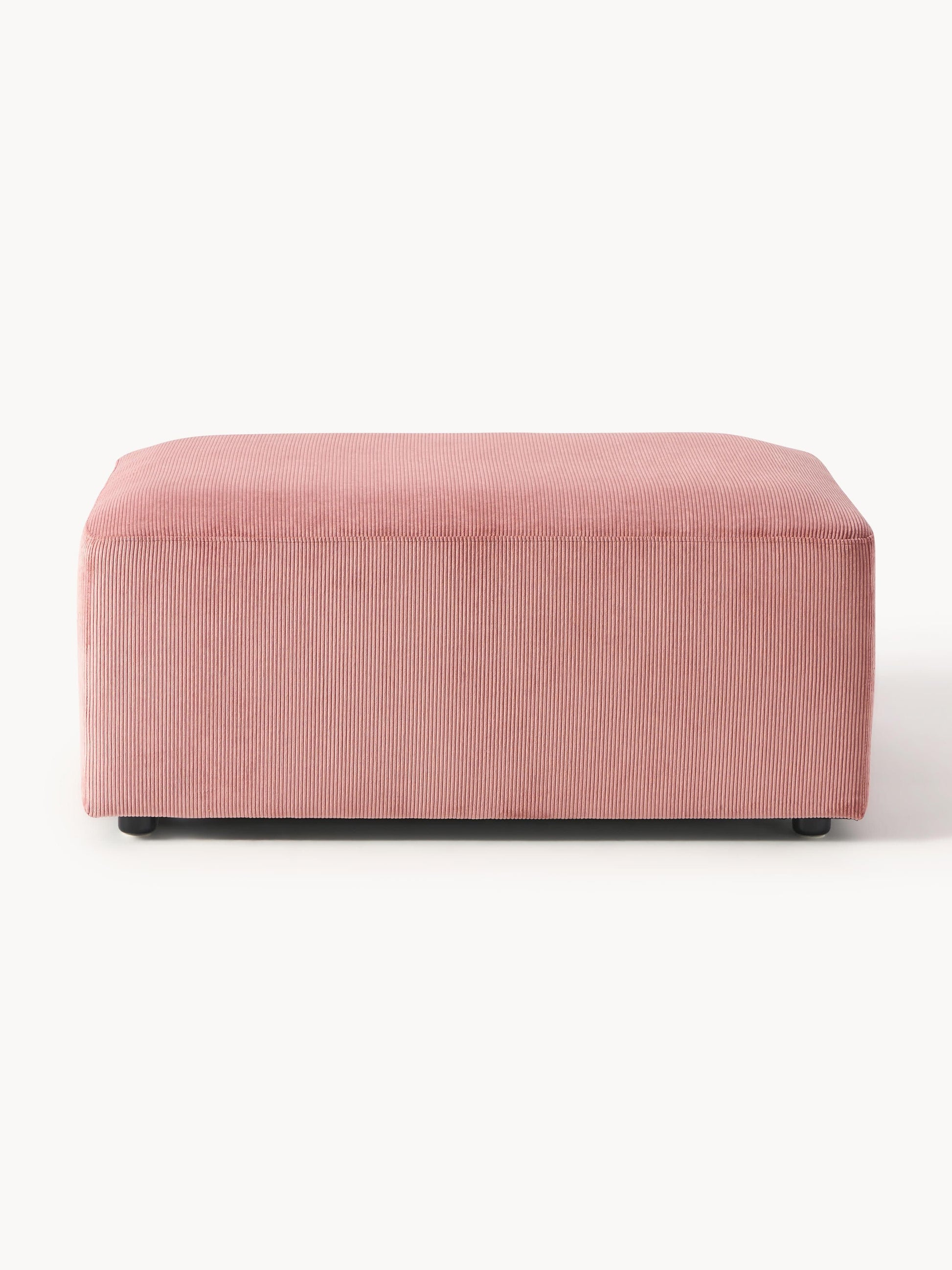 Melva Corduroy Stool, W 99 x D 72 cm