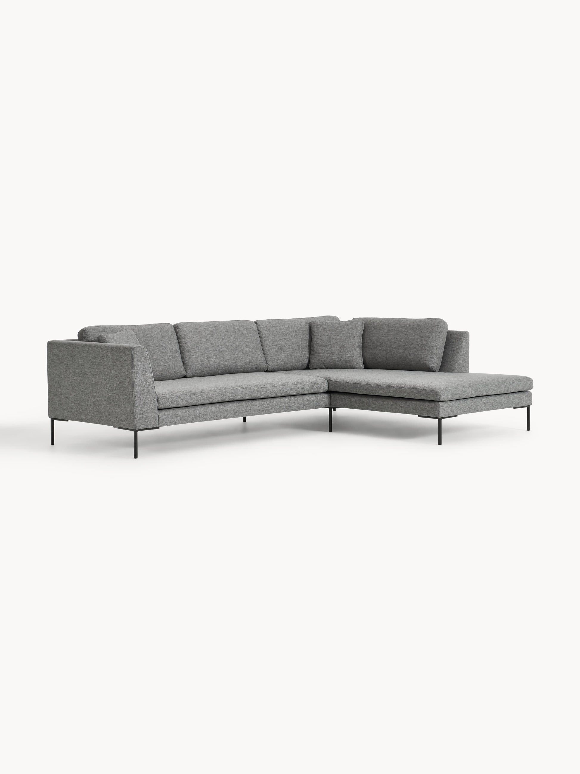 Emma Corner Sofa with Metal Legs