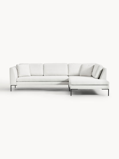 Emma Corner Sofa with Metal Legs