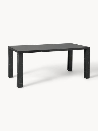 Carl Dining Table in Marble Look, 180 x 90 cm