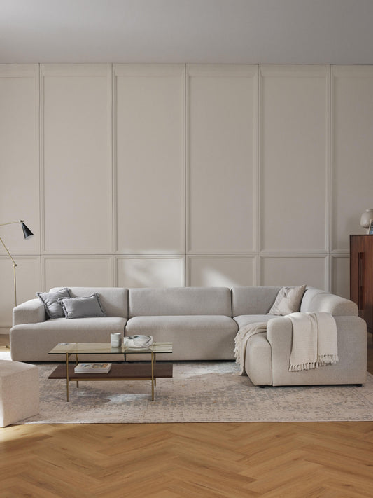 Melva Large Corner Sofa (4-Seater)
