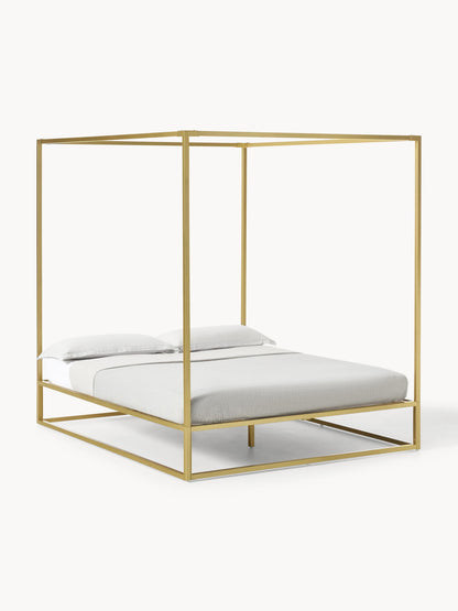 Belle Four-Poster Bed in Metal