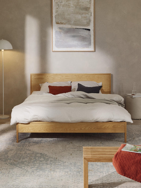 Tammy Wooden Bed with Headboard