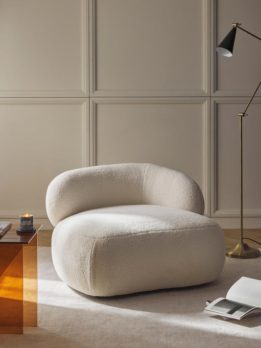 Alba Teddy Fur Lounge Chair