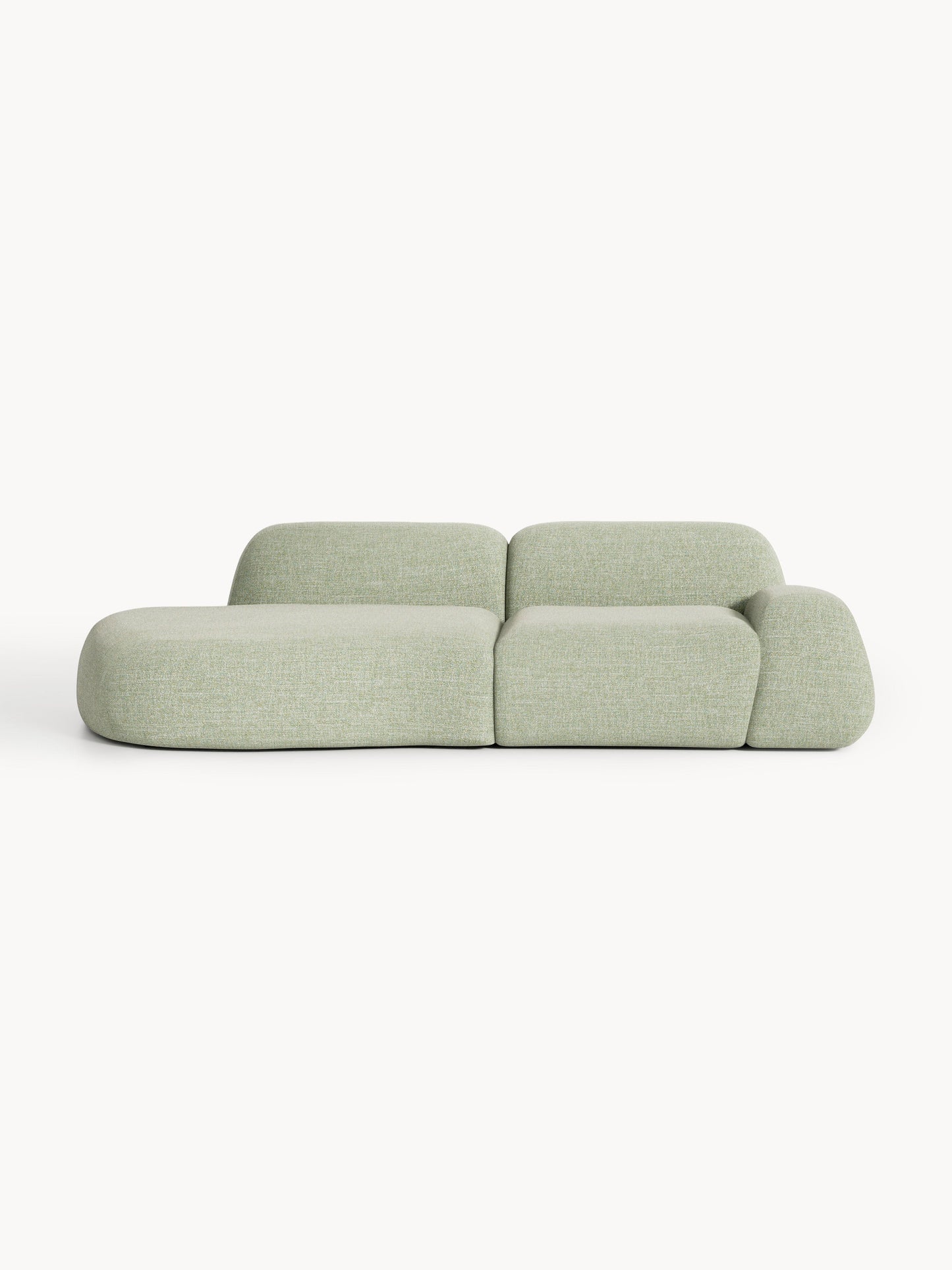 Wolke Modular Bouclé Chaise (3-Seater)
