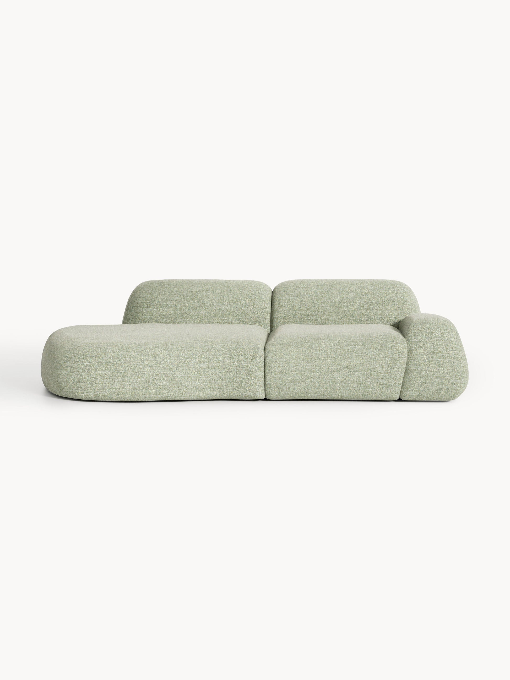 Wolke Modular Bouclé Chaise (3-Seater)