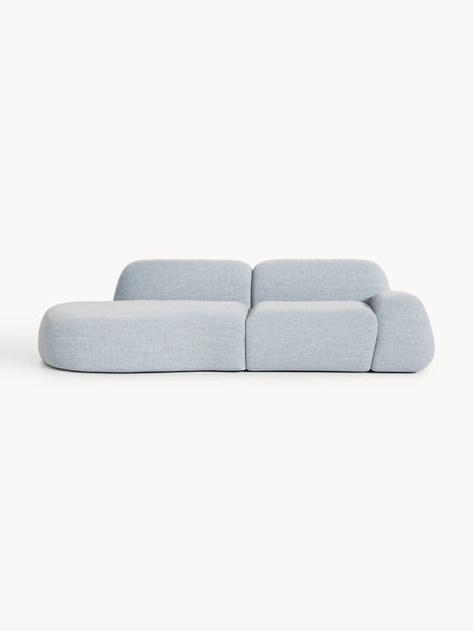 Wolke Modular Bouclé Chaise (3-Seater)