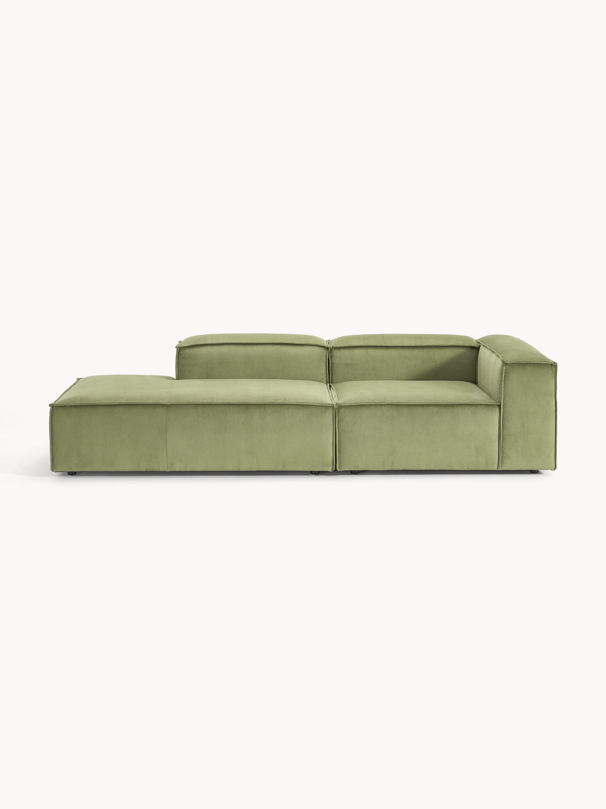 Lennon Modular Ottoman in Corduroy