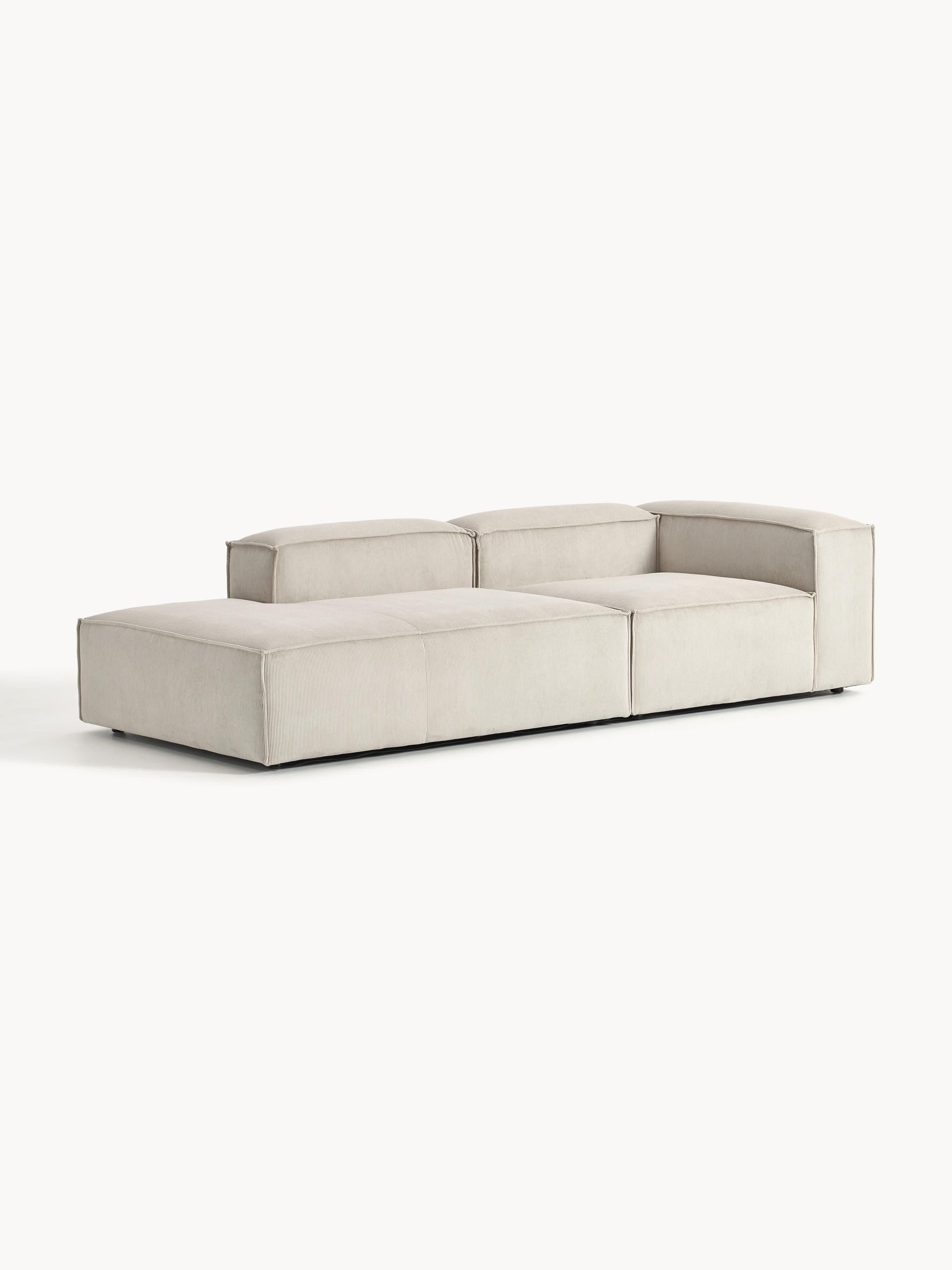 Lennon Modular Ottoman in Corduroy