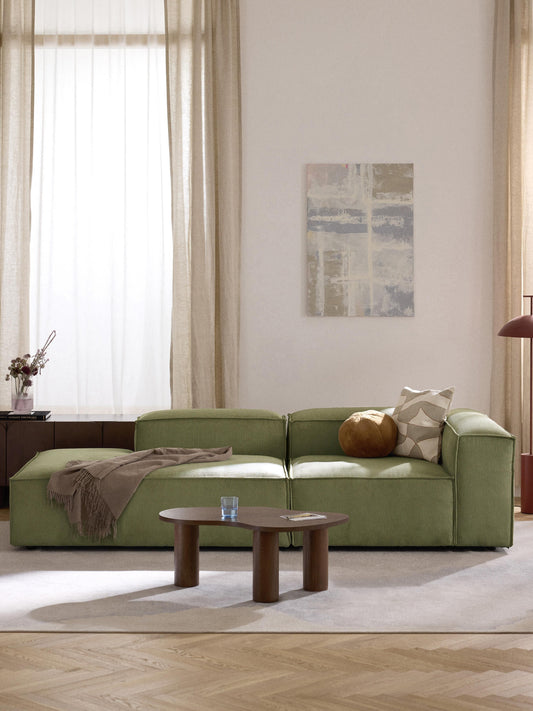 Lennon Modular Ottoman in Corduroy