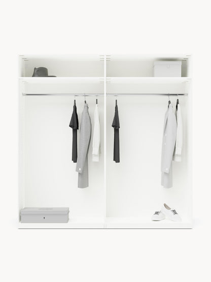 Charlotte Modular Hinged-Door Wardrobe, 200 cm Wide, in Various Sizes
