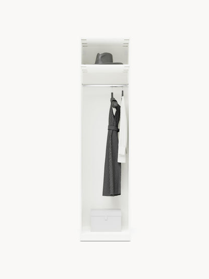 Charlotte Modular Hinged-Door Wardrobe, 50 cm Wide, in Various Sizes