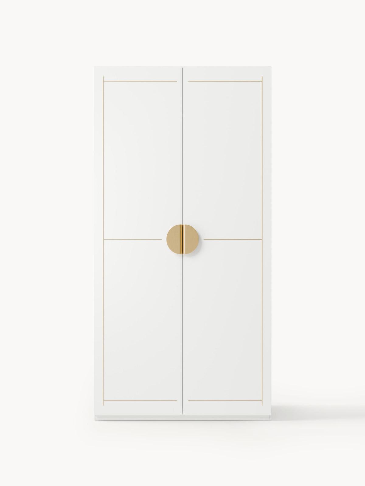 Denise Modular Hinged-Door Wardrobe, 100 cm Wide, in Various Sizes