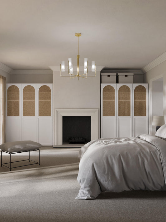 Jeanne Modular Hinged-Door Wardrobe, 50 cm Wide, in Various Sizes