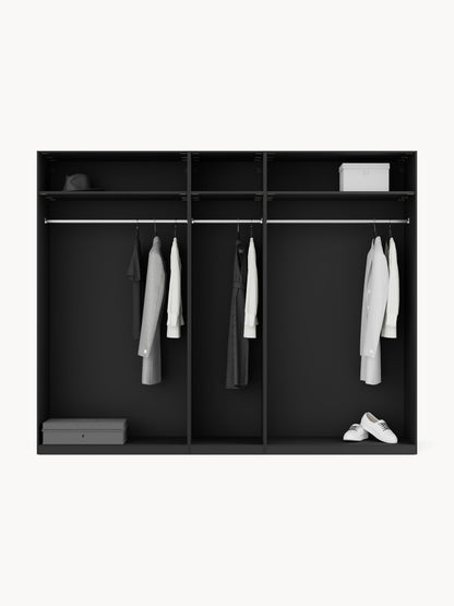 Leon Modular Hinged-Door Wardrobe, 250 cm Wide, in Various Sizes