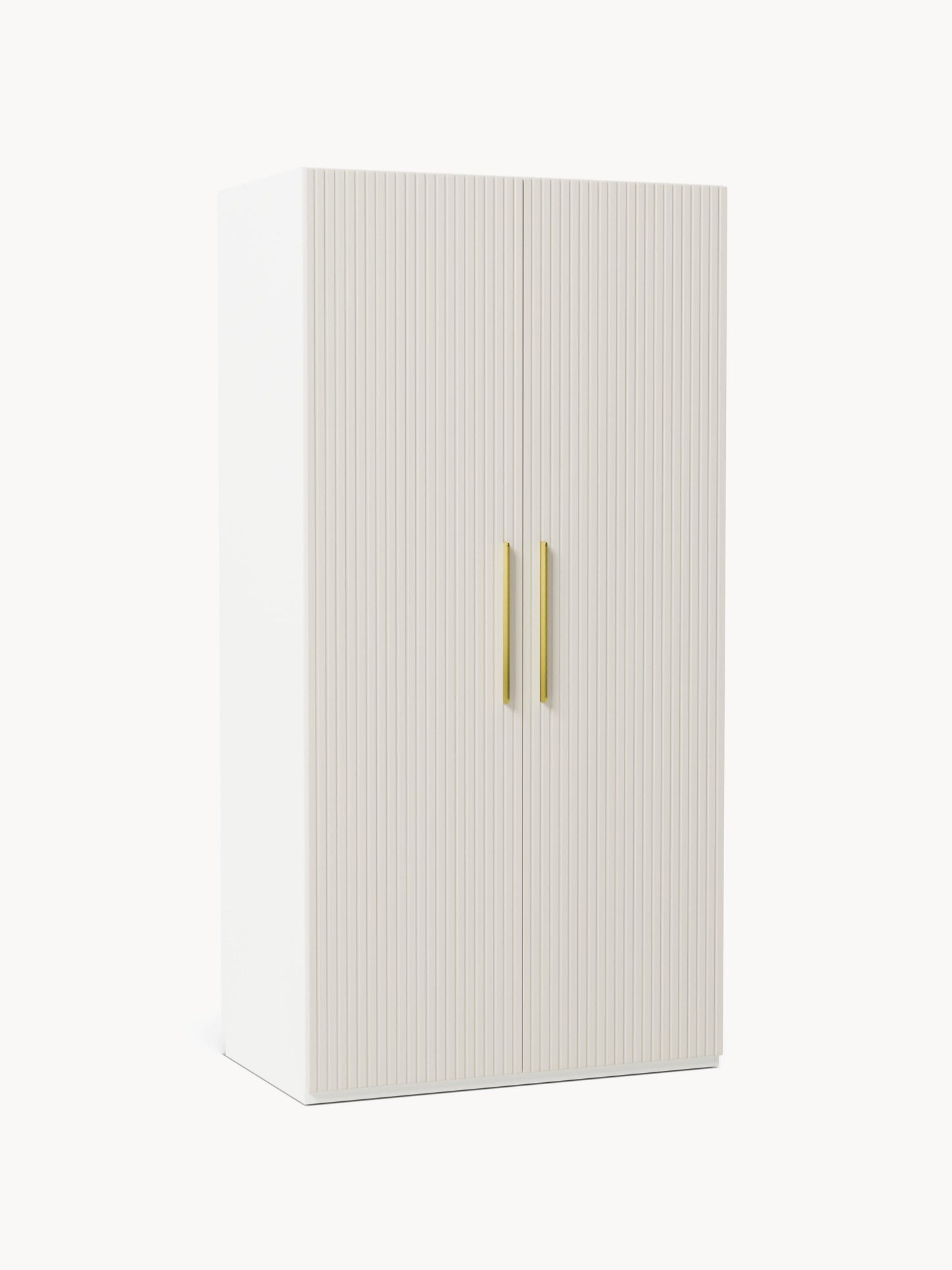 Simone Modular Hinged-Door Wardrobe, 100 cm Wide, in Various Sizes