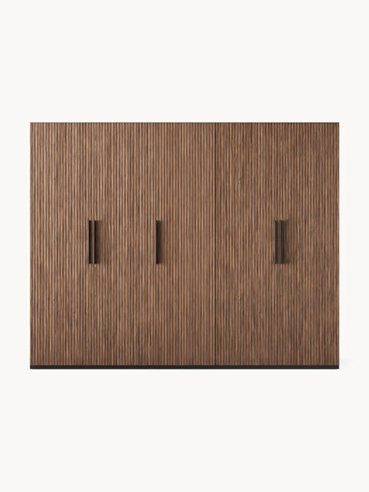 Simone Modular Hinged-Door Wardrobe, 250 cm Wide, in Various Sizes