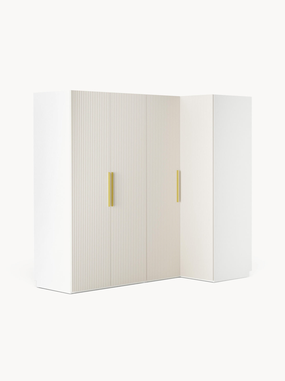 Simone Modular Corner Wardrobe, 215 cm Wide, in Various Sizes