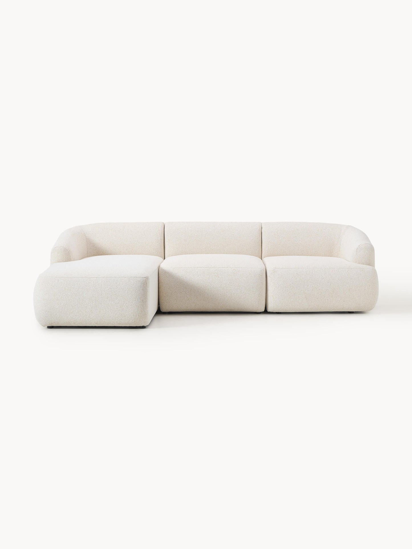 Sofia Modular Bouclé Corner Sofa (3-Seater)