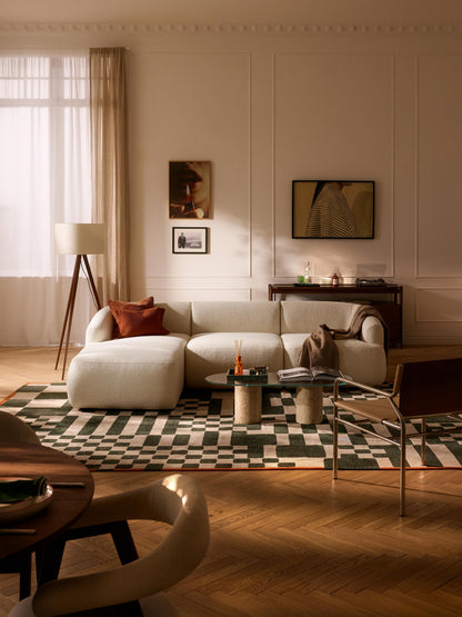 Sofia Modular Bouclé Corner Sofa (3-Seater)
