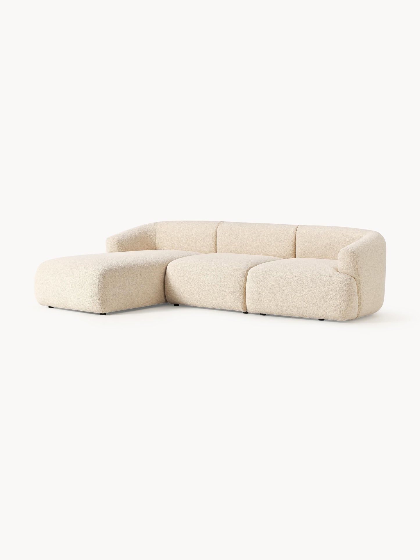 Sofia Modular Bouclé Corner Sofa (3-Seater)