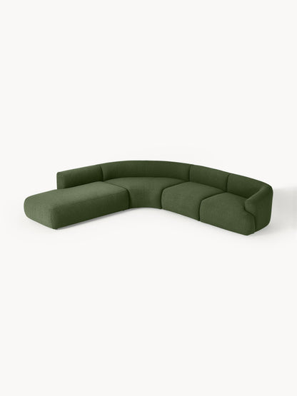 Sofia Modular Bouclé Corner Sofa (4-Seater)
