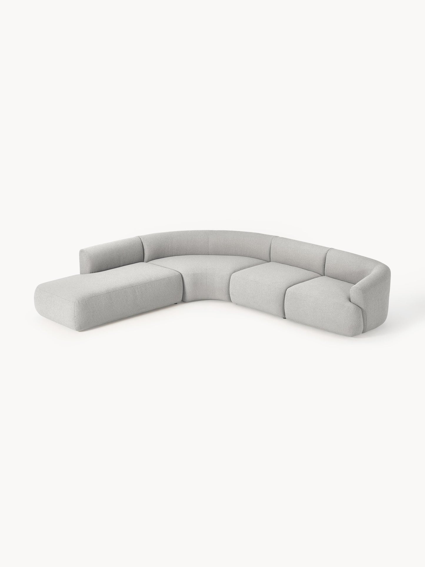 Sofia Modular Bouclé Corner Sofa (4-Seater)