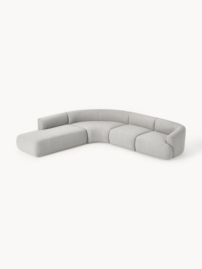 Sofia Modular Bouclé Corner Sofa (4-Seater)