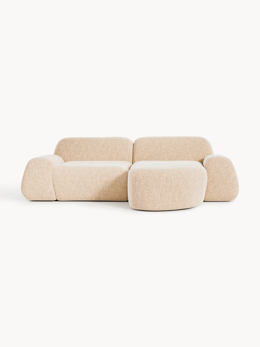 Wolke Modular Bouclé Corner Sofa (3-Seater)