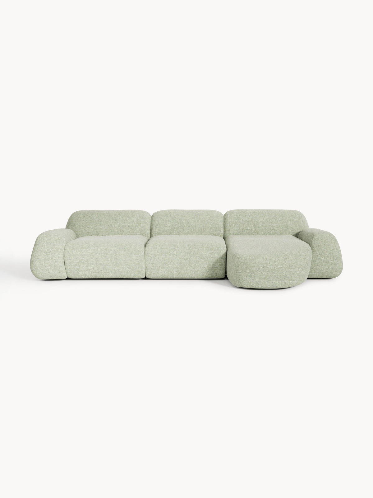 Wolke Modular Bouclé Corner Sofa (4-Seater)
