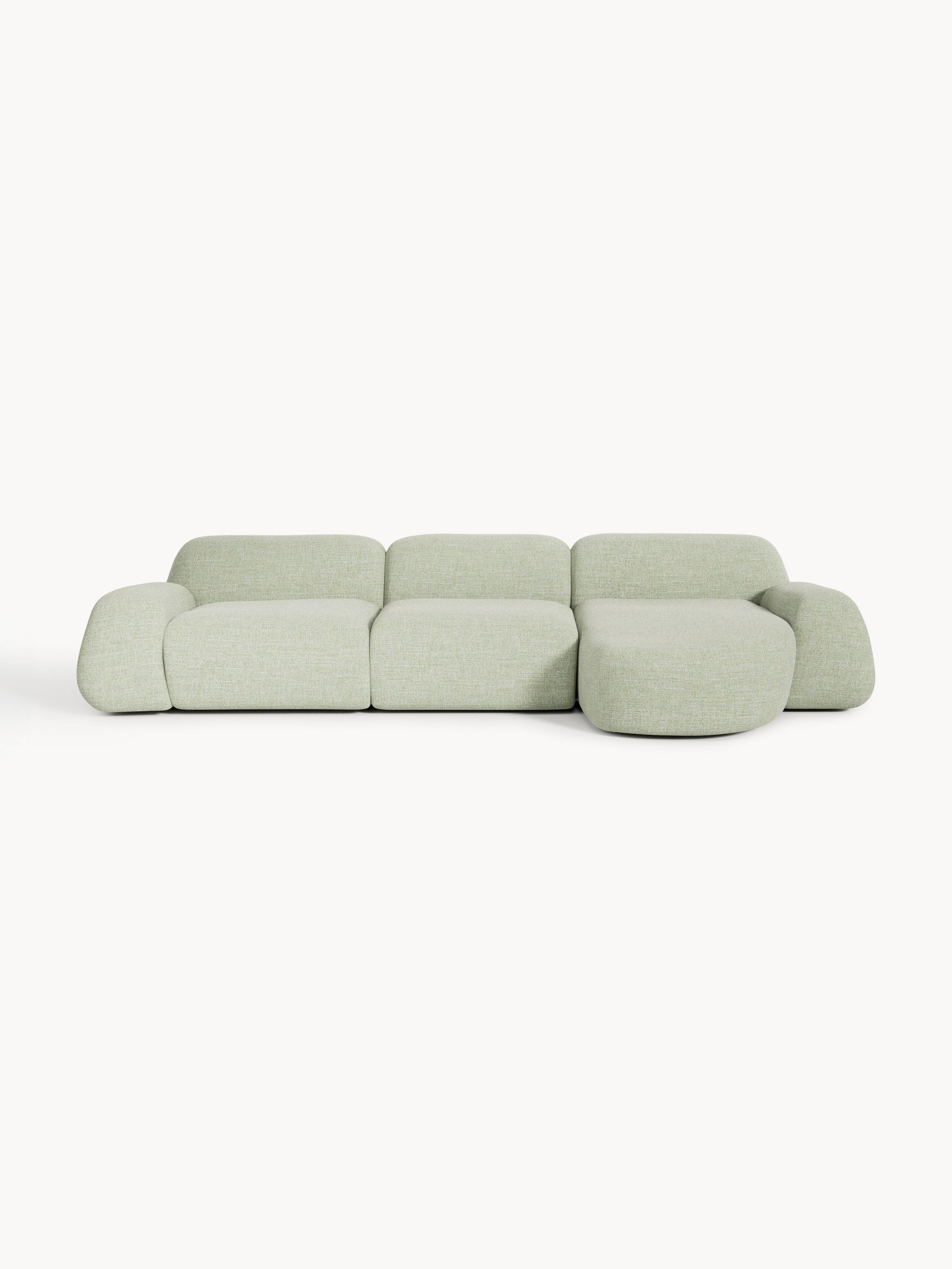 Wolke Modular Bouclé Corner Sofa (4-Seater)