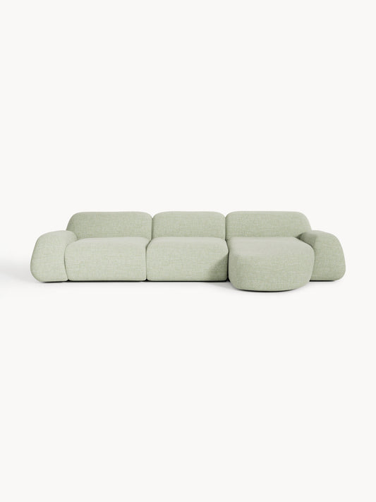 Wolke Modular Bouclé Corner Sofa (4-Seater)