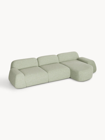 Wolke Modular Bouclé Corner Sofa (4-Seater)