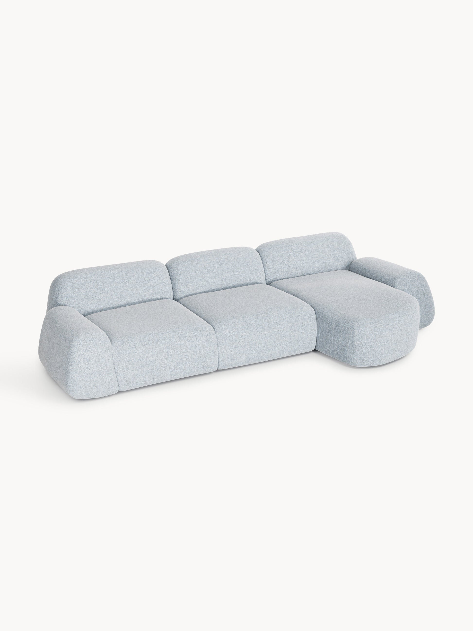 Wolke Modular Bouclé Corner Sofa (4-Seater)