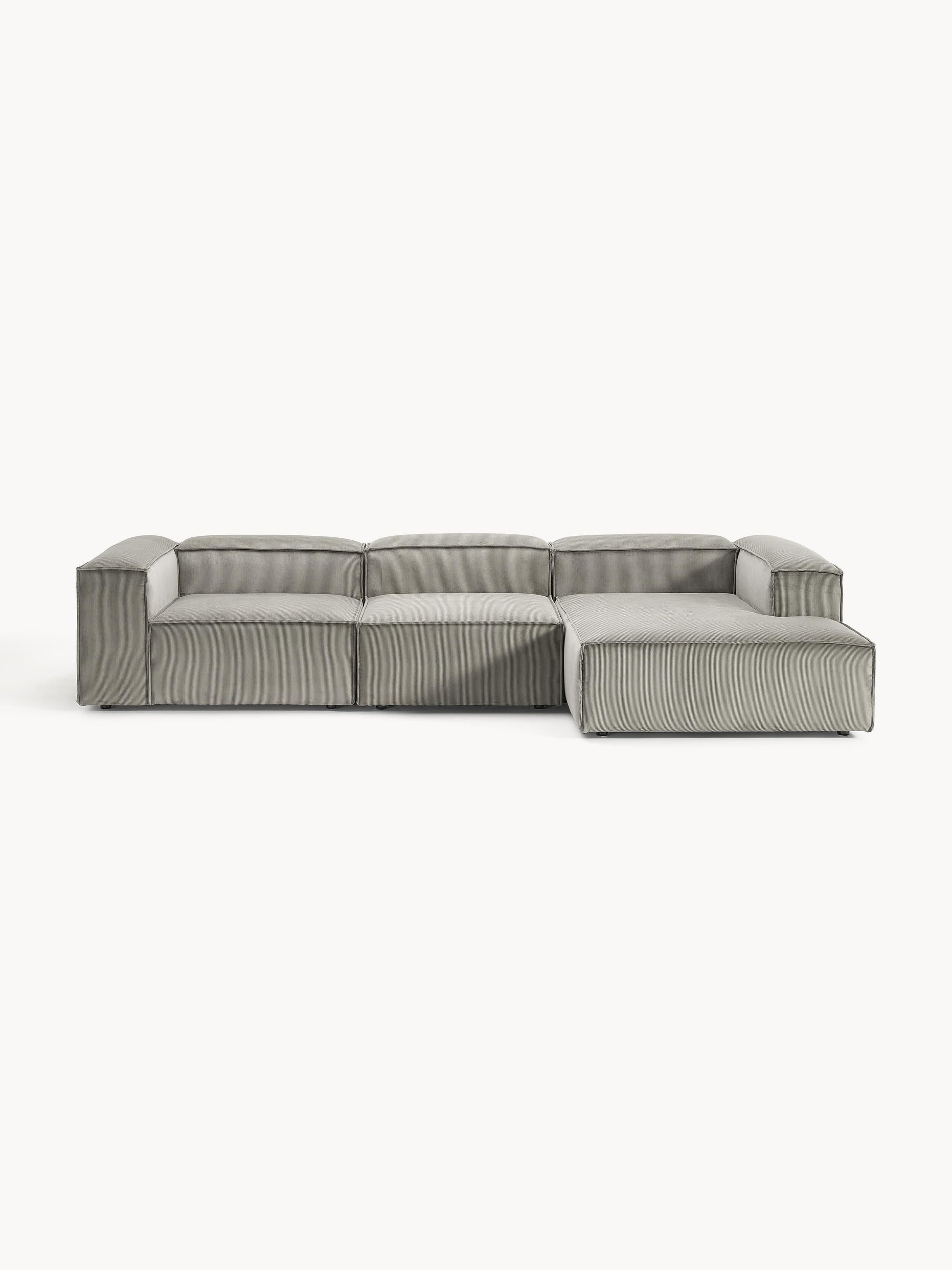 Lennon Modular Corner Sofa (4-Seater) in Corduroy
